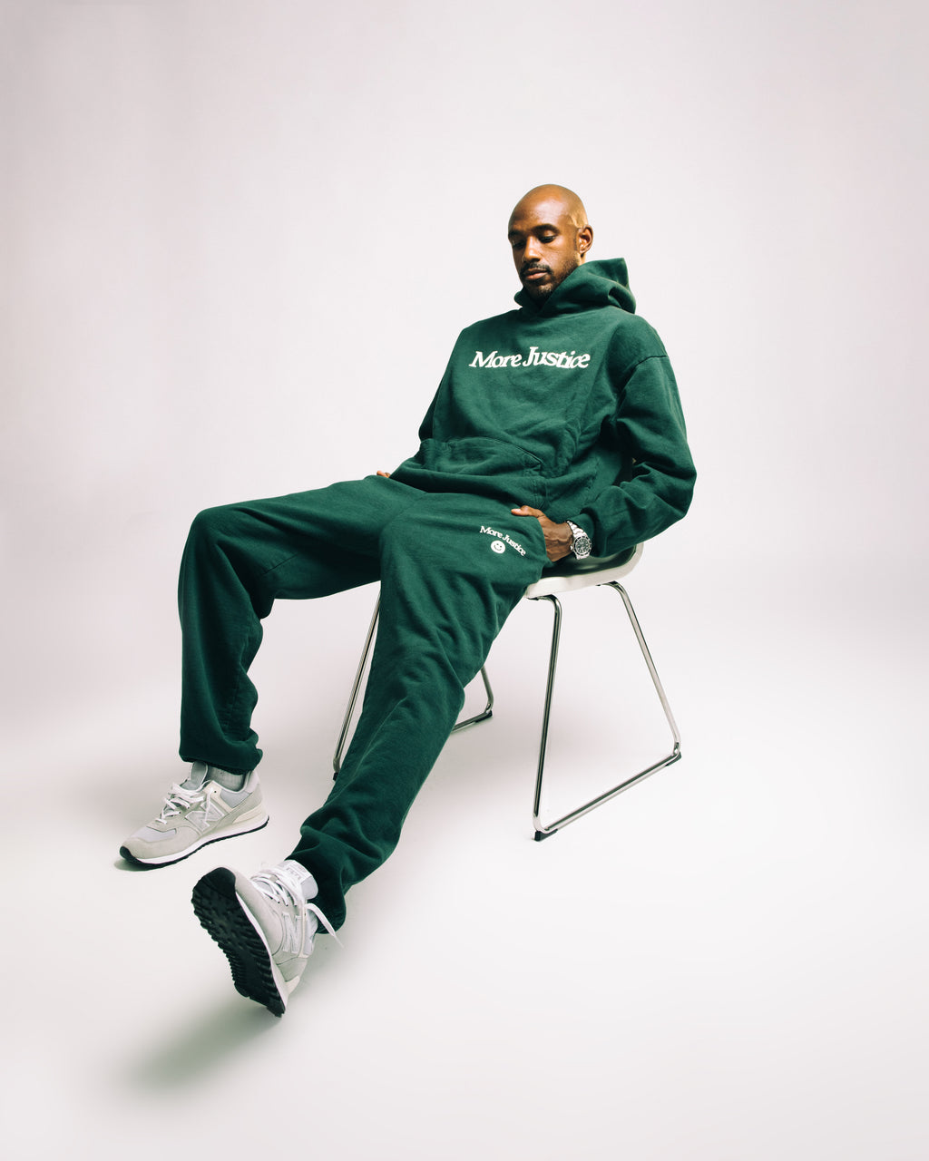 More Justice logo Hoodie