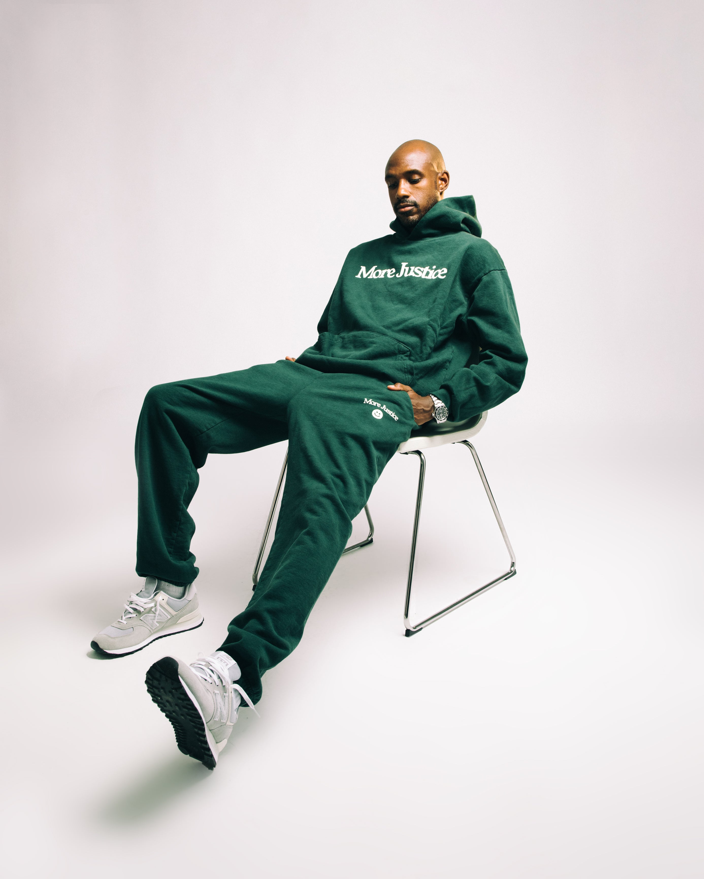 More Justice logo Hoodie