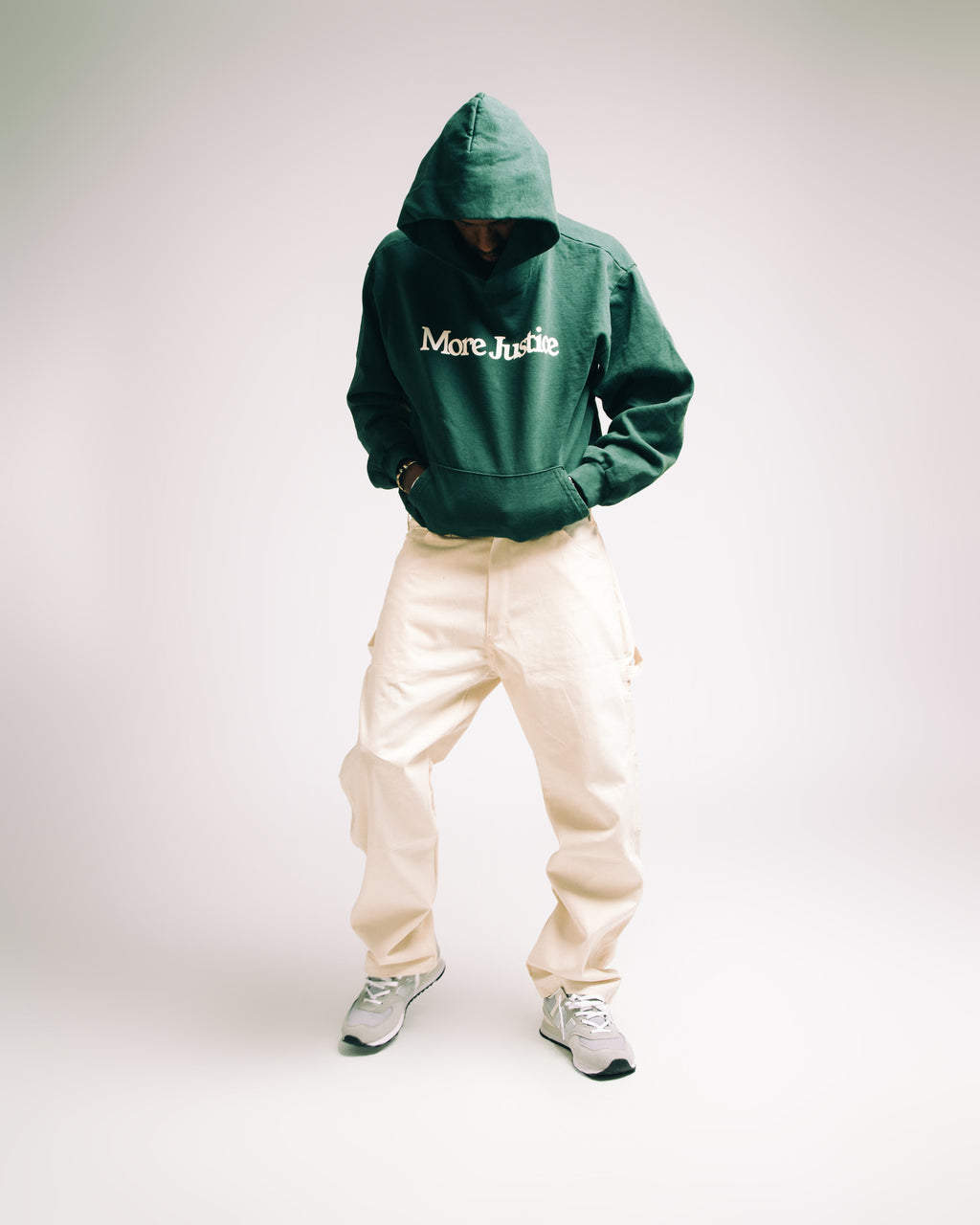 More Justice logo Hoodie