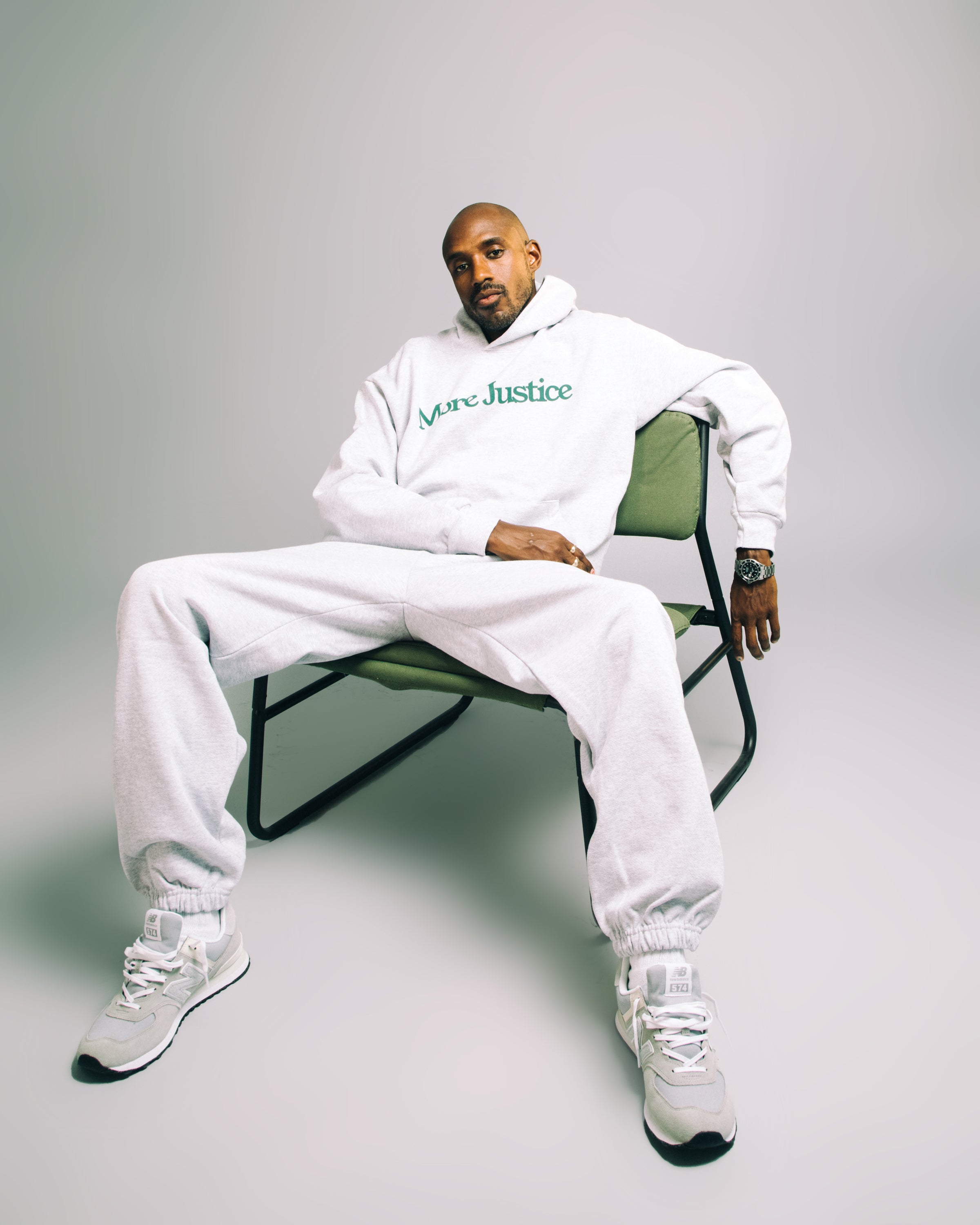 More Justice logo Hoodie
