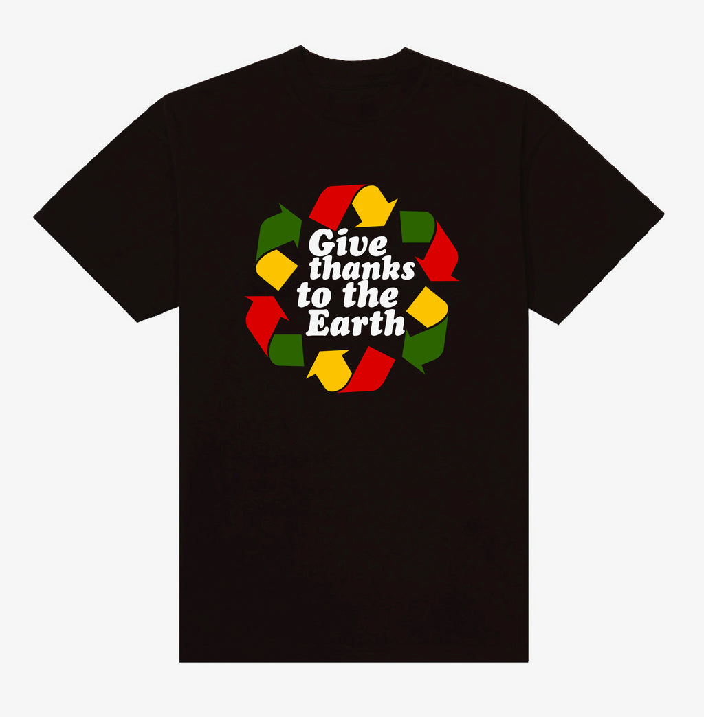 Give Thanks to the Earth Tee — More Justice × New Way of Life
